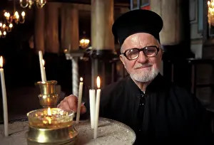 Priest Prints: Turkey, Istanbul. Priest of Ortakoy Orthodox Church (MR)
