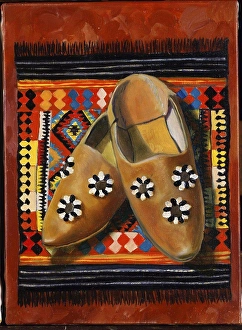 Fringe Prints: Turkish Slippers 1996 Isy Ochoa (b.1961 French) Oil on canvas