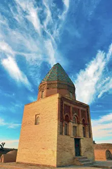 Silk Road Prints: Turkmenistan, Urgench, Fakhreddin-Razi Mausoleum and tombs