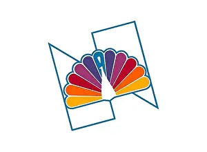Historically Prints: Turned to the left, NBC logo 1979, Mediatv, Historical logo from 1979