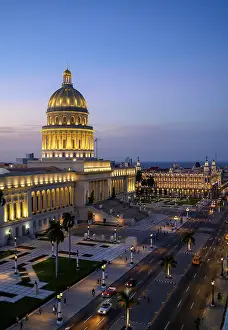 Capitol Prints: Twilight, El Capitolio, or the National Capitol Building