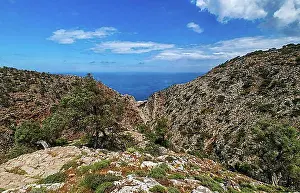 Crete Prints: Typical Greek or Cretan landscape