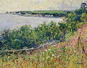 Impressionism Prints: UK, Dorset, Studland, View To The Foreland From Redend Point (Morning)