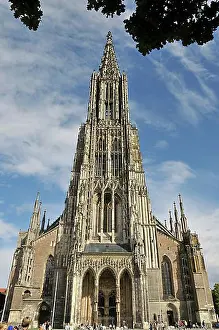 Worlds Prints: Ulmer Muenster church, Ulm Minster, 161