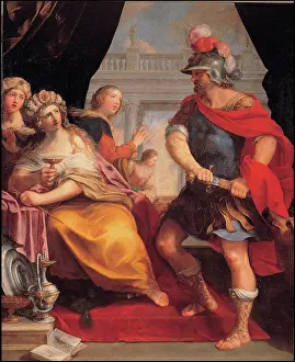 Homer Prints: Ulysses and Circe by Sirani, Giovanni Andrea (1610-1670) / Musei Capitolini