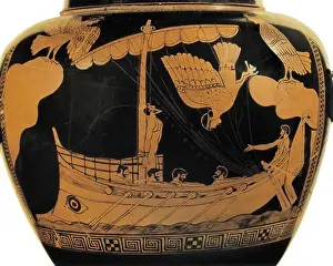 Ceramic Prints: Ulysses and the Sirens. ca. 450 BC