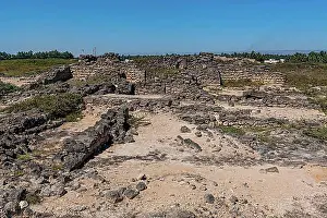 Smoking Prints: Unesco site Al-Baleed Archaeological Park frankincense trade port, Salalah, Oman, Asia