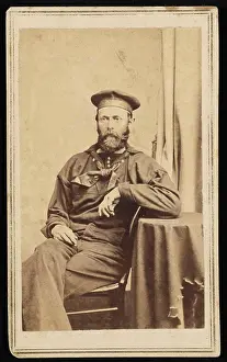 Curtain Prints: Unidentified sailor in Union uniform / Bogardus