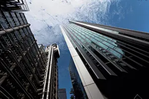 Weather Prints: United Kingdom, England, Lloyds of London building; London