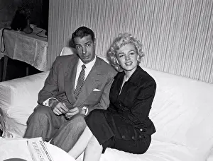 Baseball Prints: United States: c. 1954 Marilyn Monroe and Joe DiMaggio