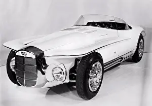 Unitedstates Prints: United States: c. 1960 An unsual looking concept car