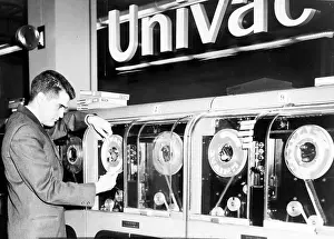 Mainframe Prints: UNIVAC (Universal Automatic Computer) made by the EckertMauchly Computer Corporation