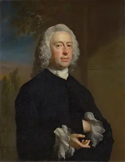 Coat Prints: An Unknown Man in Black, Joseph Highmore