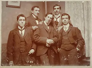 Untitled Group portrait, circa 1900-1901, Wellington, by Zak (Joseph Zachariah)