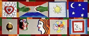 Ceramic Prints: Untitled. Niki de Saint-Phalle (1930-2002)