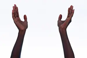 Ghic Prints: Upraised Arms and Hands