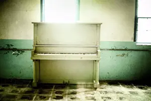 Instrument Prints: Upright Piano