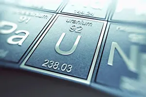 Metallic Prints: Uranium (Chemical Element)