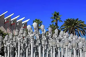 Luminous Prints: Urban Light installation, streetlights