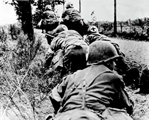 Holocaust Prints: U.S. Army Medical Corps Under Fire: Members of the U
