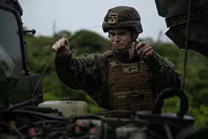 Marines Prints: U.S. Marine Corps Lance Cpl. Kayleb Kilman