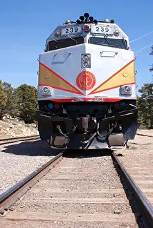 Public Utility Prints: USA, Arizona, Grand Canyon National Park, Grand Canyon locomotive