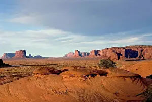 Mystery Prints: Usa, Arizona, Monument Valley Navajo Tribal Park, Mystery Valley, Pancake Rocks