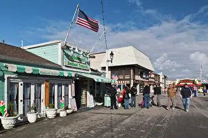World Locations Prints: USA, California, Central Coast, Monterey, Fishermans Wharf