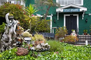 Arts Culture And Entertainment Prints: USA, California, Monterey, Art gallery in Cannery Row