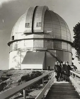 Medium Group Of People Prints: USA, California, Mount Wilson Observatory