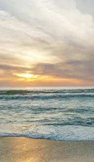 Rob Tilley Prints: USA, California, Point Reyes National Seashore, Point Reyes Beach sunset