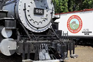 Railroad Prints: USA, Colorado, Golden, Locomotive at Colorado Railroad Museum