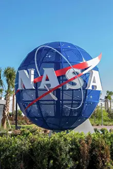Globe Prints: USA, Florida, Titusville, Kennedy Space Center, NASA