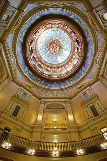 Great Plains Prints: USA, Kansas, Topeka, Kansas State Capital interior