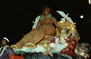 New Orleans Prints: USA, Louisiana, New Orleans, Mardi Gras carnival celebration