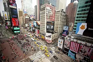 New York City Prints: USA- March 2010-New York City-Broadway-Times Square