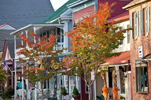 Maryland Prints: USA, Maryland, St. Michaels. Eastern Shore of Chesapeake Bay, village detail