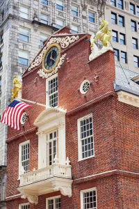 Architecture Prints: USA, Massachusetts, Boston, East facade of Old State House, State Street
