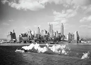 Skyscraper Prints: USA, New York City, City skyline