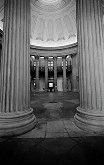 Symmetrical Prints: USA, New York City, Federal Hall National Memorial on site of old Federal Hall