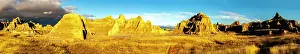 Arid Prints: USA, South Dakota, Badlands National Park