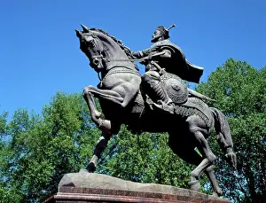 Uzbekistan, Tashkent, Tamerlane Statue