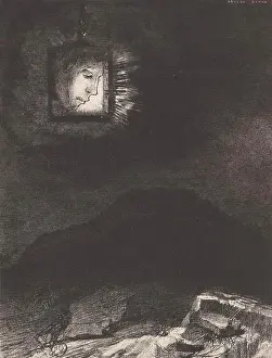 Land Scape Prints: The Vague Glimmer of a Head Suspended in Space