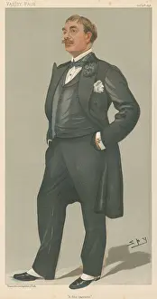 Chromolithograph Prints: Vanity Fair: Musicians; A Fine Baritone