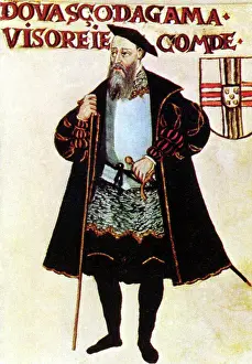 Maritime Prints: Vasco da Gama (1460 or 1469 - 1524) was a Portuguese explorer