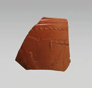 Fragment Prints: Vase Fragment Roman Maenad.. Vase Fragment. Roman. Terracotta. Vases