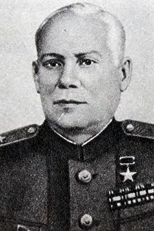 Soviet Prints: Vasily Alekseyevich Degtyaryov (1880 - 1949) Russian engineer who specialised in weapons design