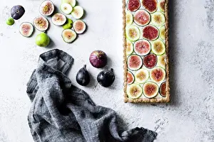 Ginger Prints: Vegan gluten-free fig tart