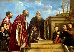 Trafalgar Square Prints: The Vendramin Family, by Titian