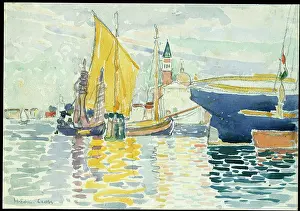 Venice-The Giudecca 1903 Henri-Edmond Cross (Henri-Edmond Delacroix) French. Venice-The Giudecca 459731